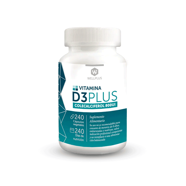 Thumbnail para Vitamina D3 Plus Colecalciferol 240 cápsulas