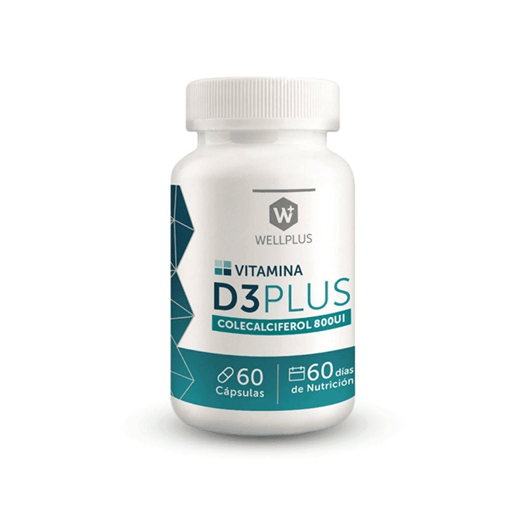 Thumbnail para Vitamina D3 Plus Colecalciferol 60 cápsulas
