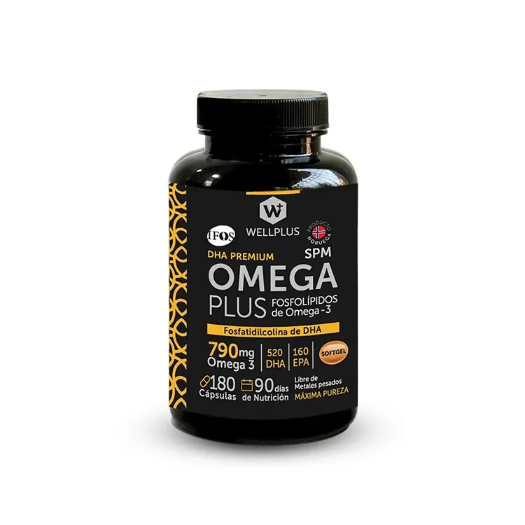 Thumbnail para Omega Plus 790 mg 180 cápsulas