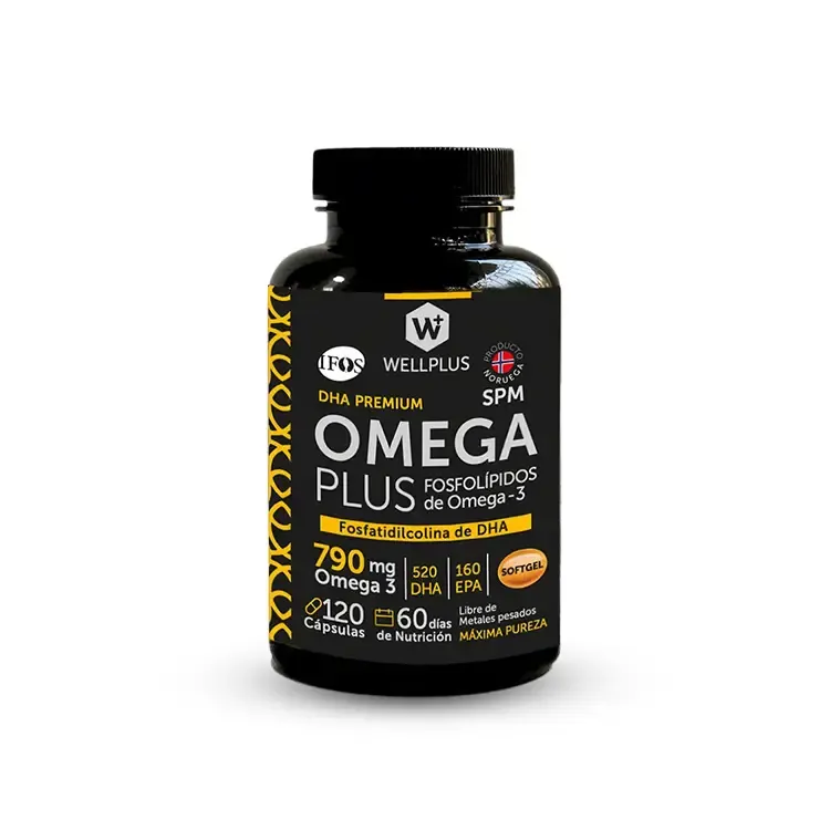 Thumbnail para Omega Plus 790 mg 120 cápsulas