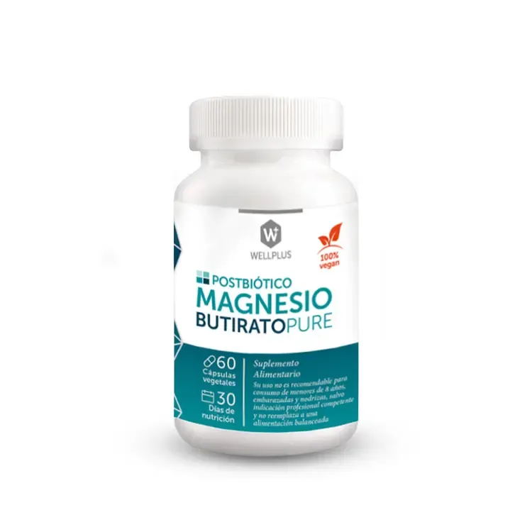 Thumbnail para Magnesio Butirato Pure 60 cápsulas
